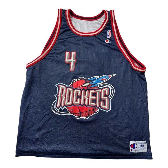 Vintage Charles Barkley Houston Rockets Jersey Mens 48 Reversible‎ Champion - Picture 1 of 10